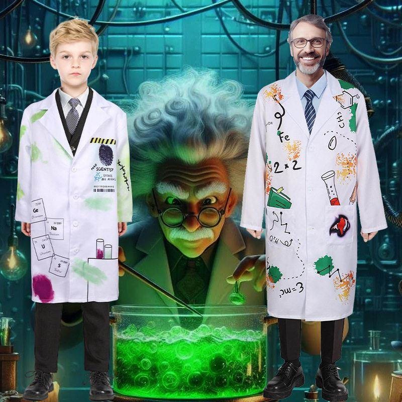 Science Nursery - Children's Crazy Scientist Costume Set Halloween