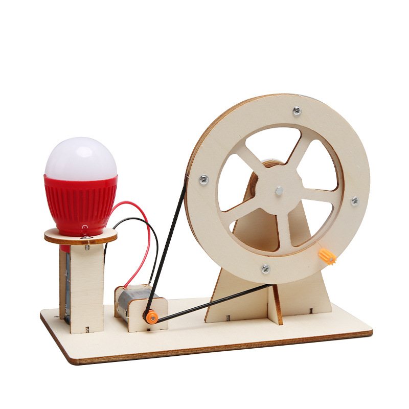 Science Project - Mini DIY Hand Crank Generator Light