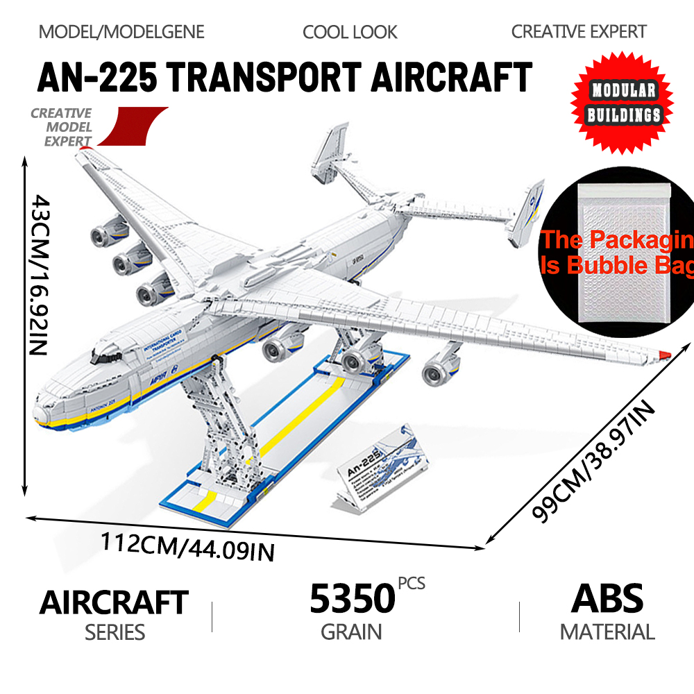 Science Olympiad - AN-225 Large Transport Aircraft Model Building