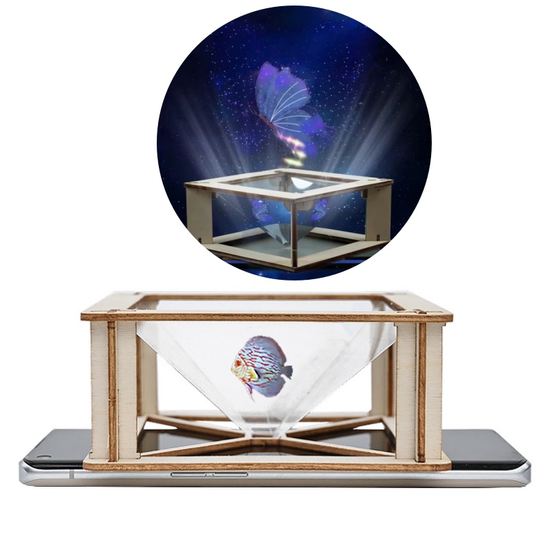 Science Project - DIY 3D Holographic Projector Kit for
