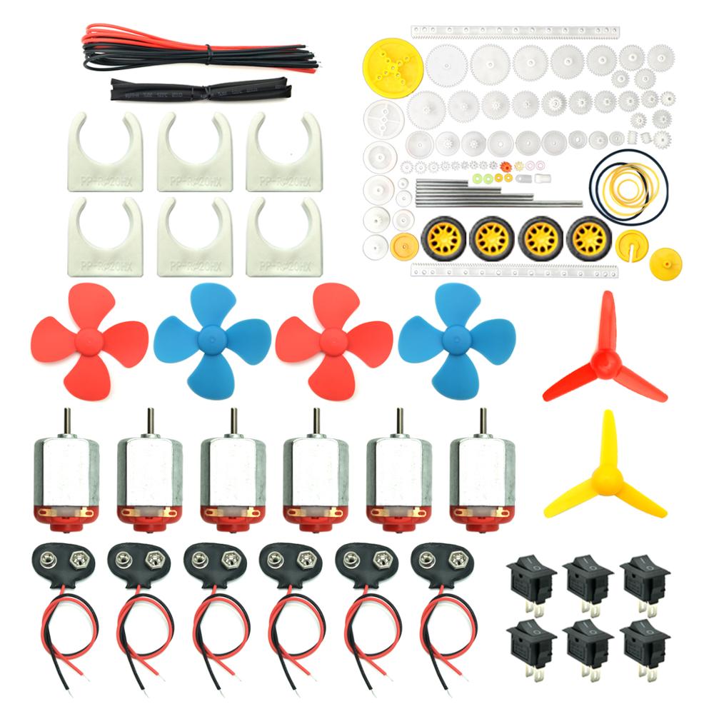 6 Set Motors Kit, Mini Electri - Science Hobby Kit recension och pris