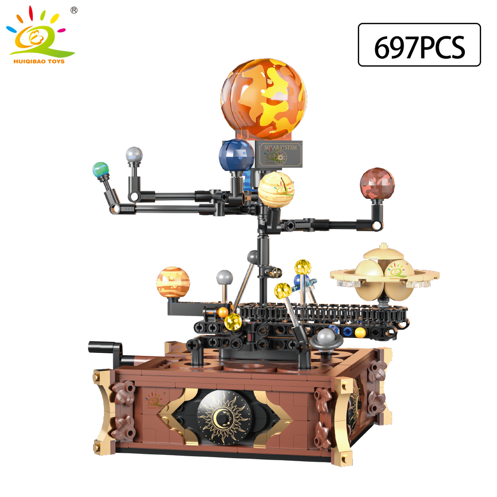 HUIQIBAO MOC Space Solar syste - Solar System Orrery recension och pris