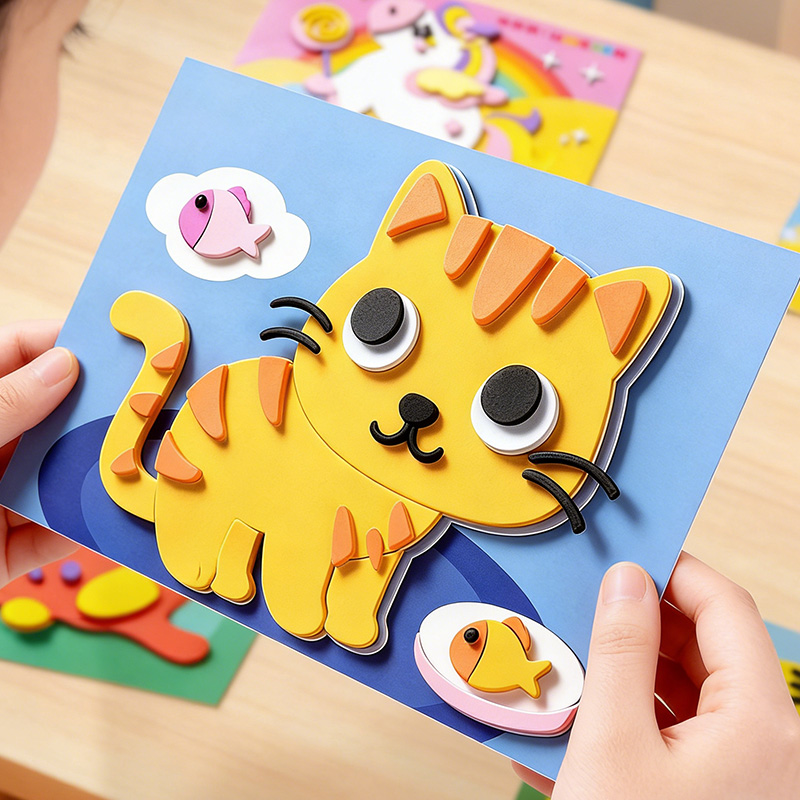 Children's 3D Stickers, 10 Ran - Science Project recension och pris