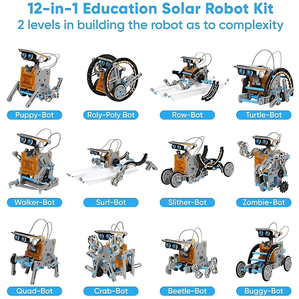 Solar Robot Building Blocks 12 - Science Robotics recension och pris