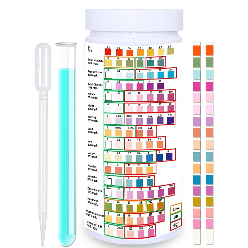 Water Testing Strips for Drink - Water Testing Kit recension och pris