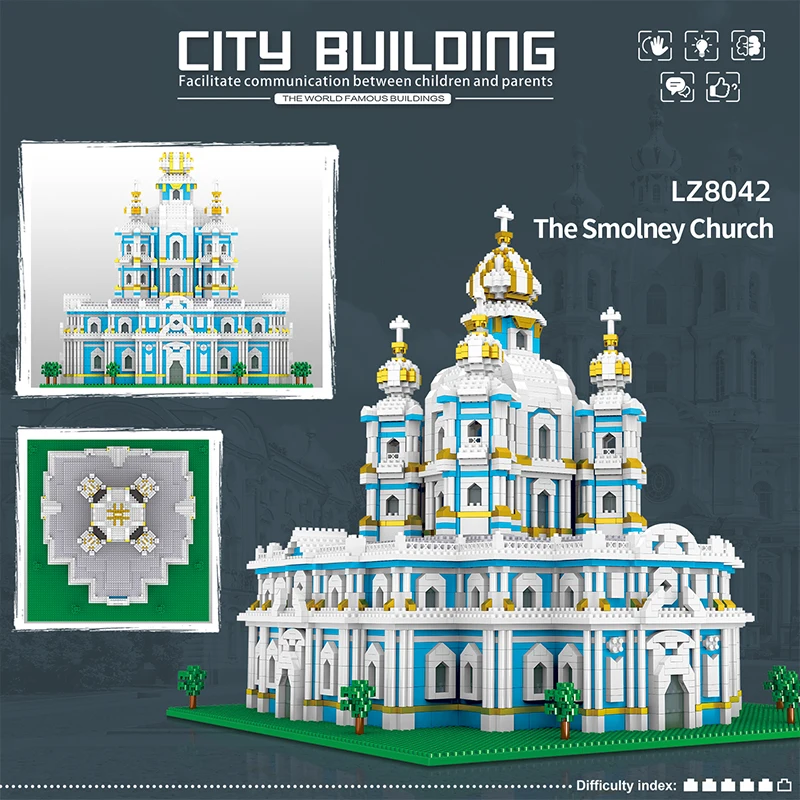 3737PCS Smolny Church Model Bu - Solar System Orrery recension och pris