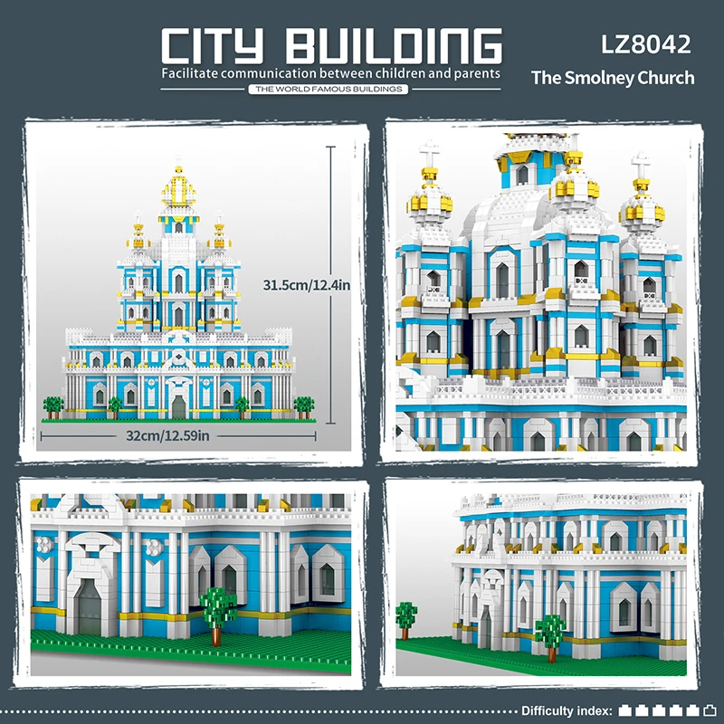 3737PCS Smolny Church Model Bu - Solar System Orrery recension och pris