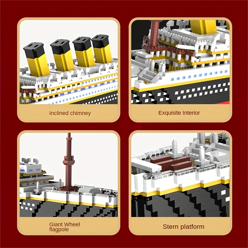Titanic building block assembl - Science Olympiad recension och pris