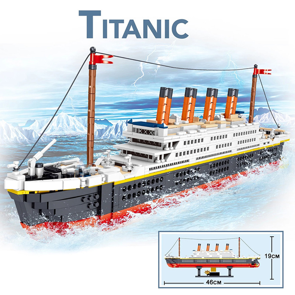 KNEW BUILT Titanic Cruise Ship - Science Olympiad recension och pris