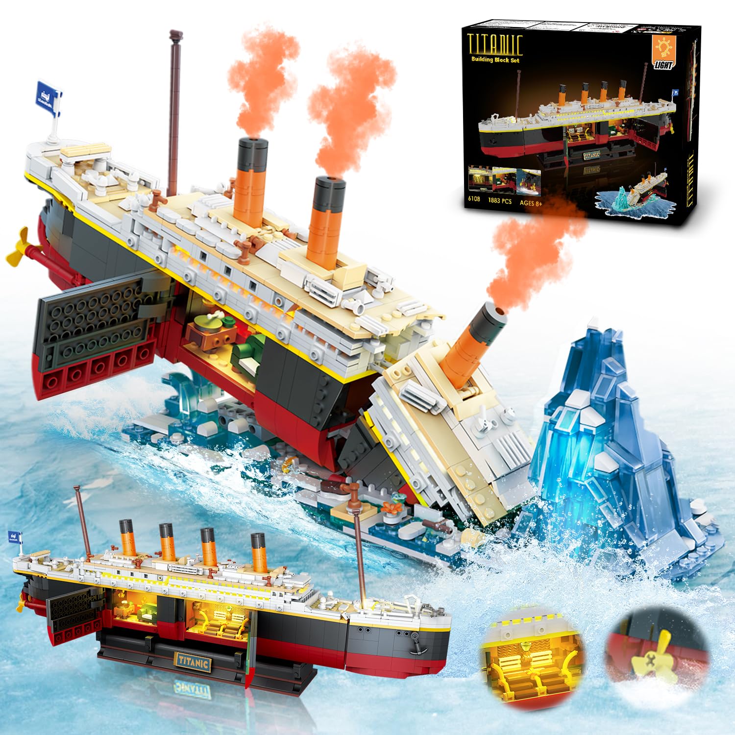 Titanic Building Set with LED- - Science Olympiad recension och pris