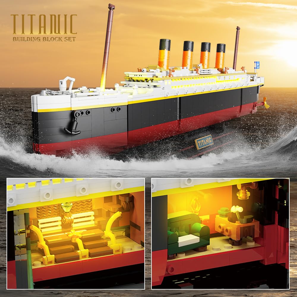 Titanic Building Set with LED- - Science Olympiad recension och pris