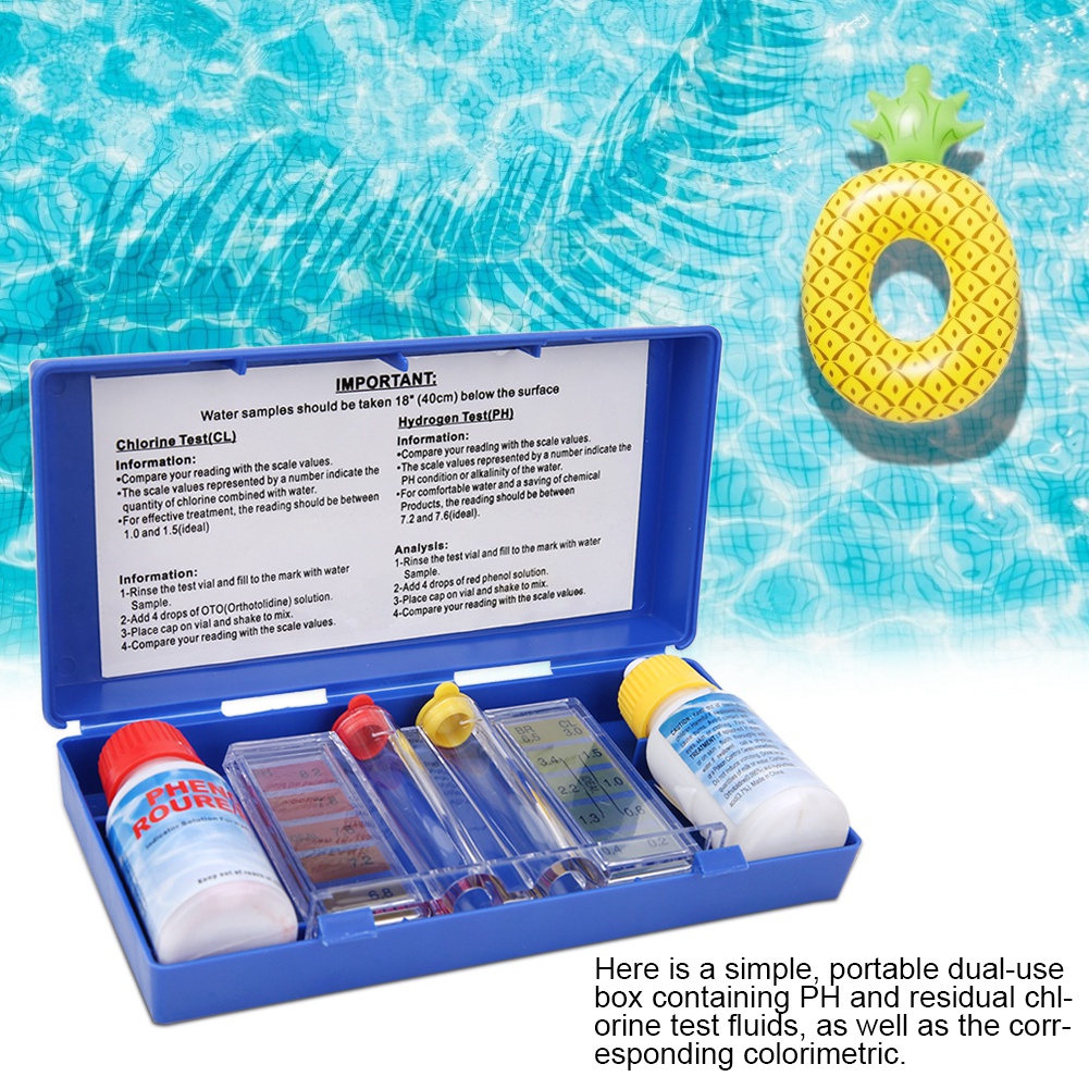 PH Chlorine Water Quality Test - Water Testing Kit recension och pris