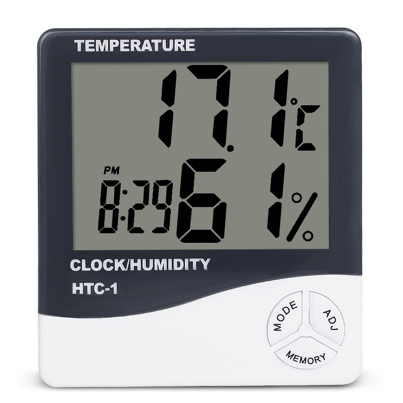 HTC-1 Indoor Room LCD Digital  - Weather Station Indoor recension och pris