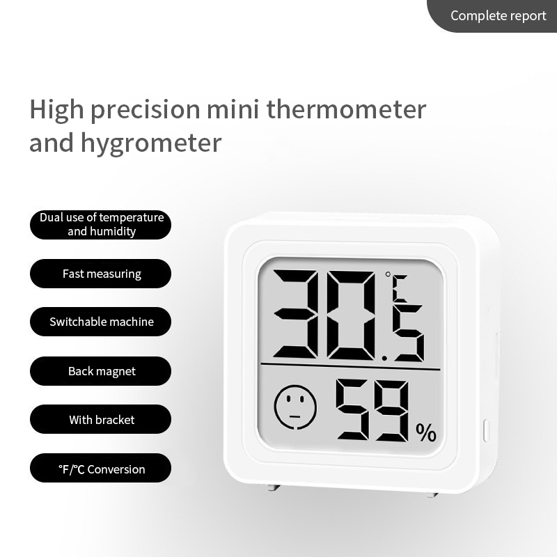 LCD Digital Thermometer Hygrom - Weather Station Indoor recension och pris