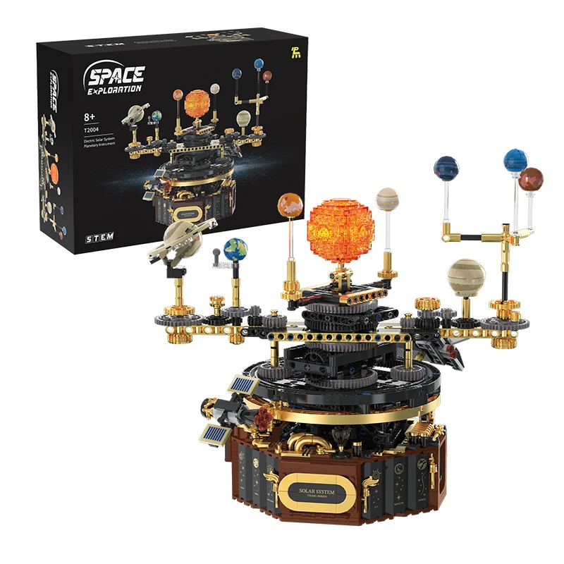 1098pcs Technical Solar System - Solar System Orrery recension och pris
