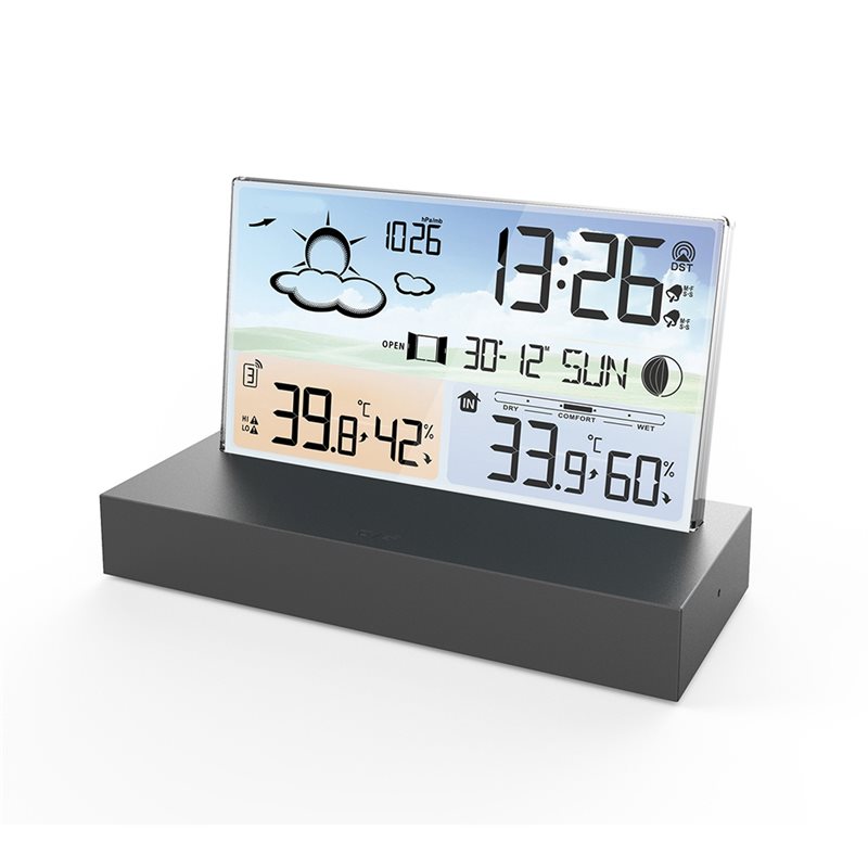 NEW HOT In Stock-Digital Weath - Weather Station Indoor recension och pris