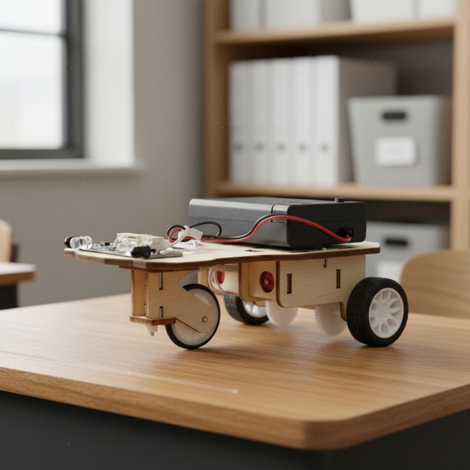 Wooden Intelligent Vehicle Kit - Science Robotics recension och pris